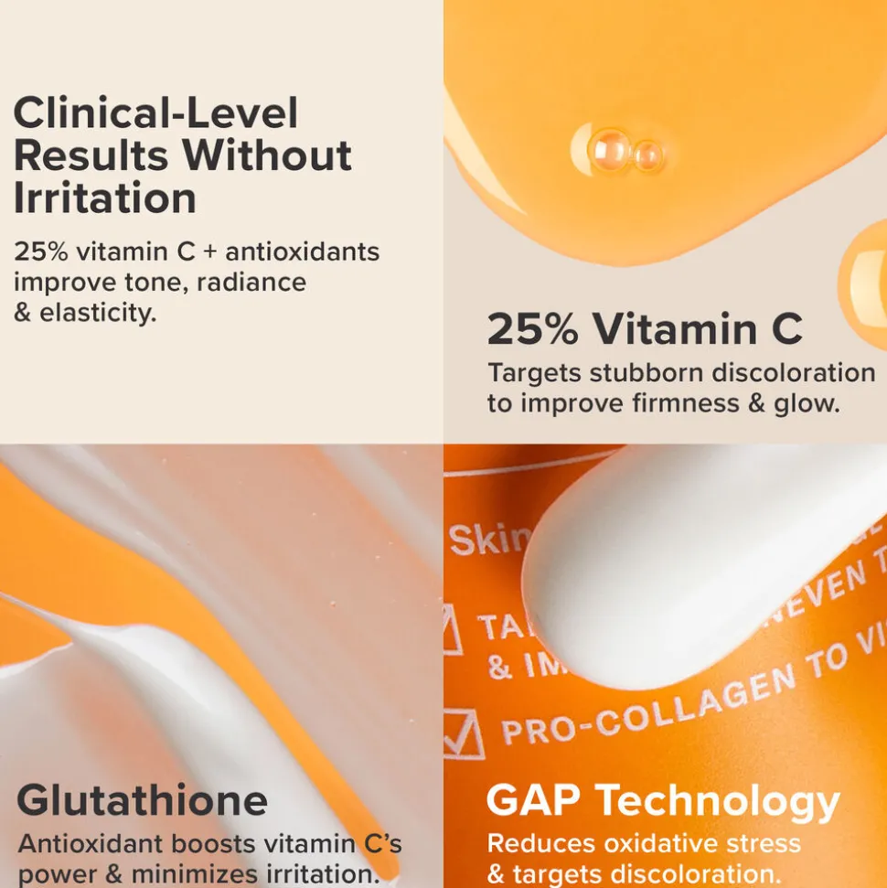 25% Vitamin C + Glutathione Clinical Serum 30ML