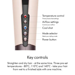 Airstrait™ Straightener (Ceramic Pink)