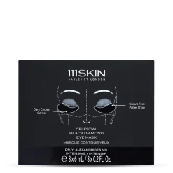 Celestial Black Diamond Eye Mask