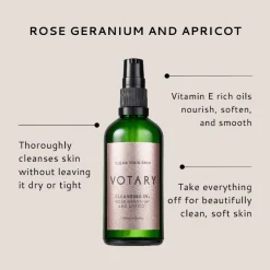 Cleansing Oil - Rose Geranium & Apricot 100ML