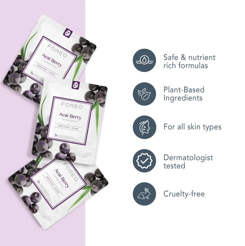 Farm To Face Sheet Mask - Acai Berry