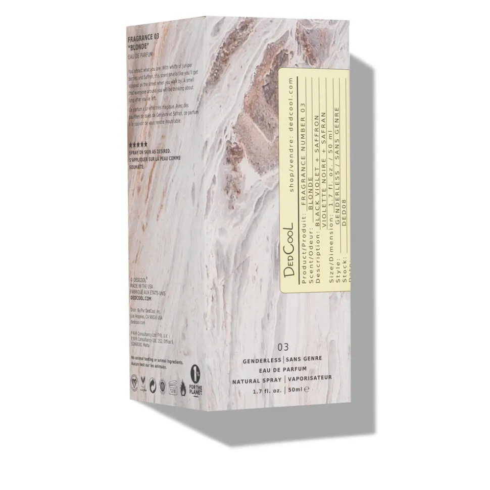 Fragrance Number 03 "Blonde" Eau De Parfum 50ML