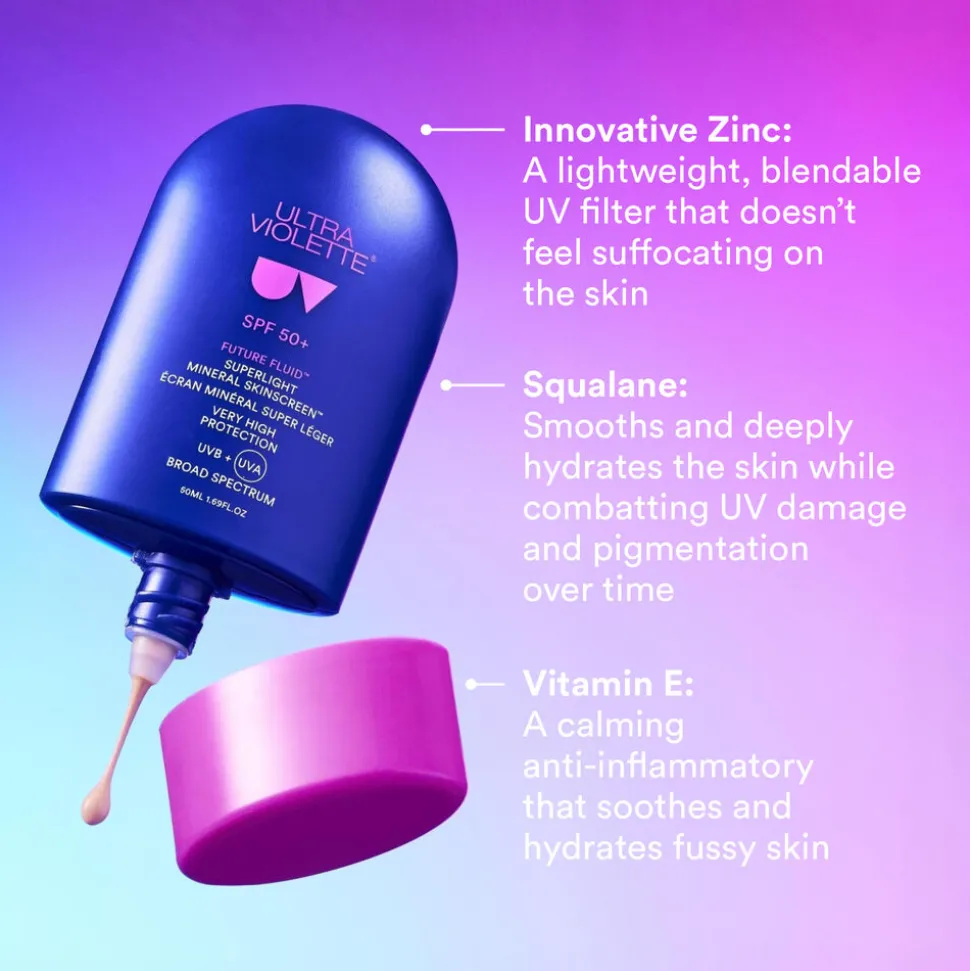 Future Fluid SPF50+ Superlight Mineral Skinscreen™