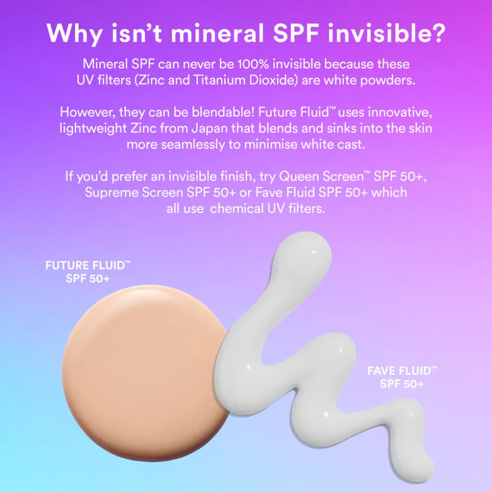 Future Fluid SPF50+ Superlight Mineral Skinscreen™