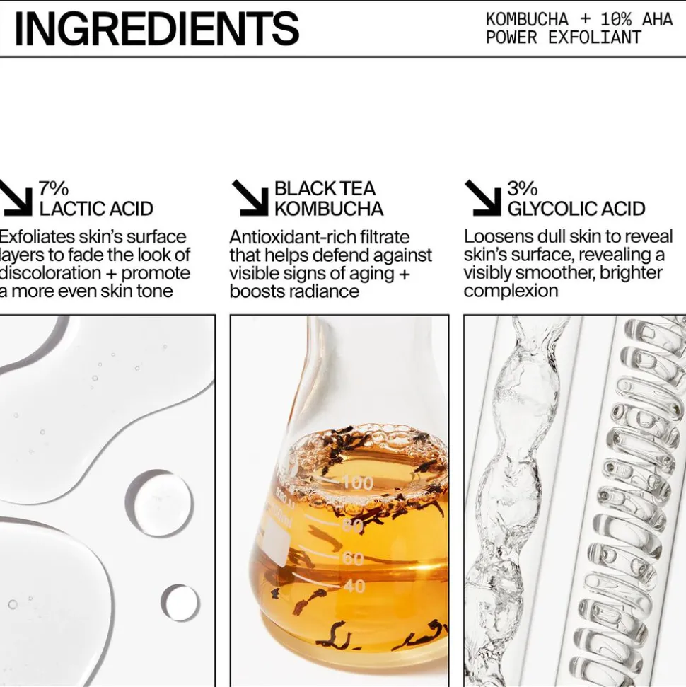 Kombucha + 10% AHA Power Exfoliant 118ML