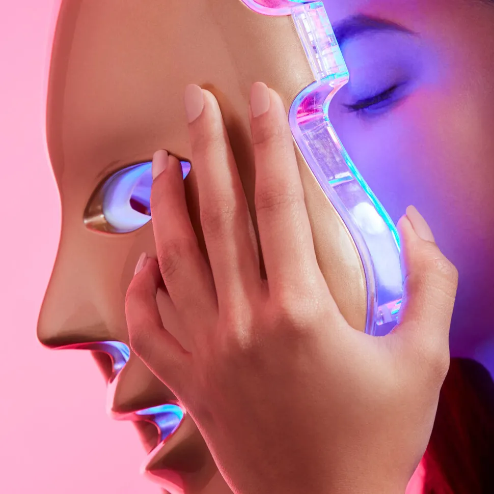 Light Therapy Golden Facial Treatment Device