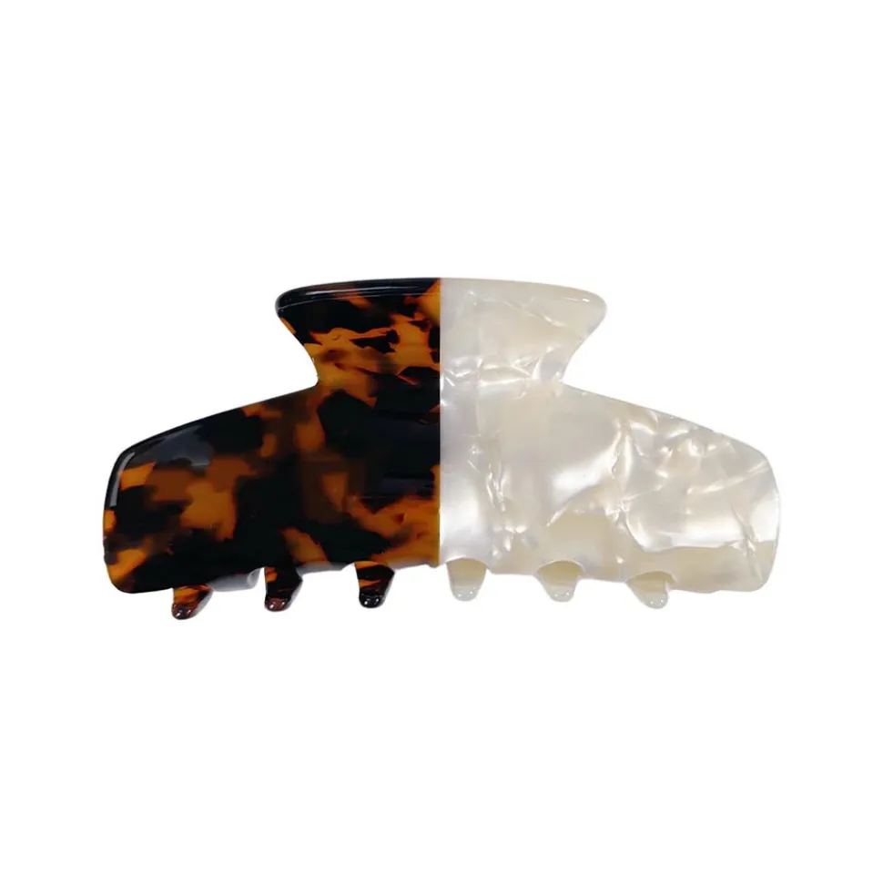 Lora XL Clip in Ivory Tortoiseshell