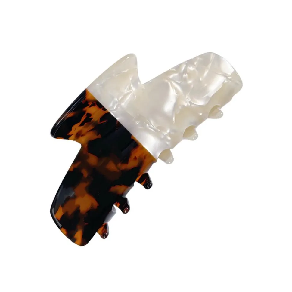 Lora XL Clip in Ivory Tortoiseshell