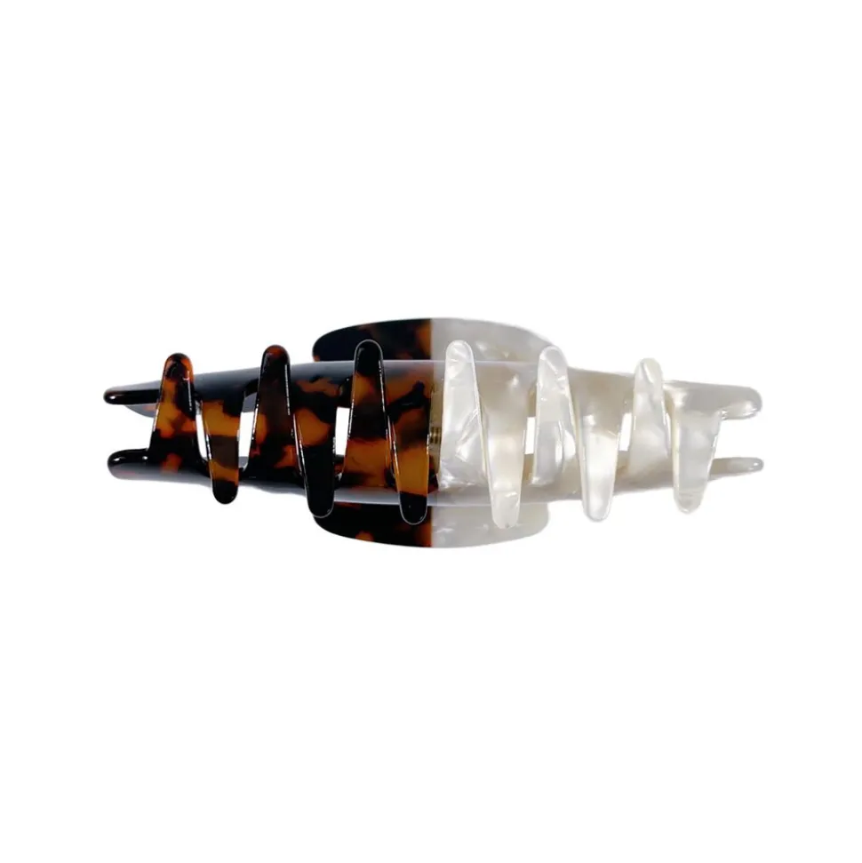 Lora XL Clip in Ivory Tortoiseshell