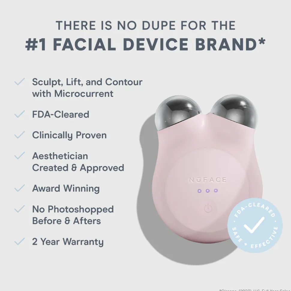 Nuface Mini + Starter Kit- Sandy Rose