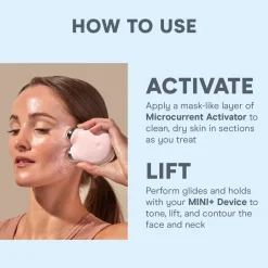 Nuface Mini + Starter Kit- Sandy Rose