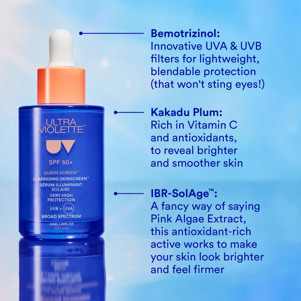 Queen Screen SPF 50+ Luminising Serum SKINSCREEN™ 50ML