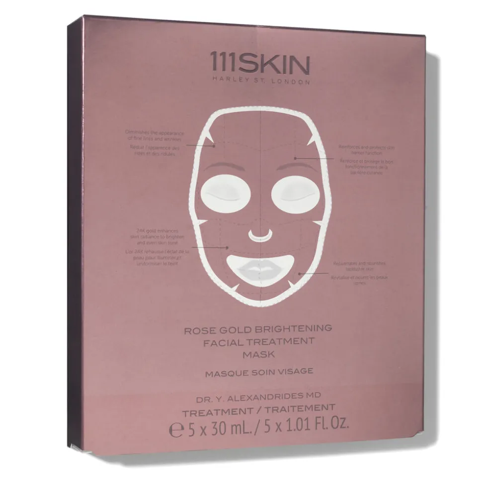 Rose Gold Brightening Facial Treatment Mask box