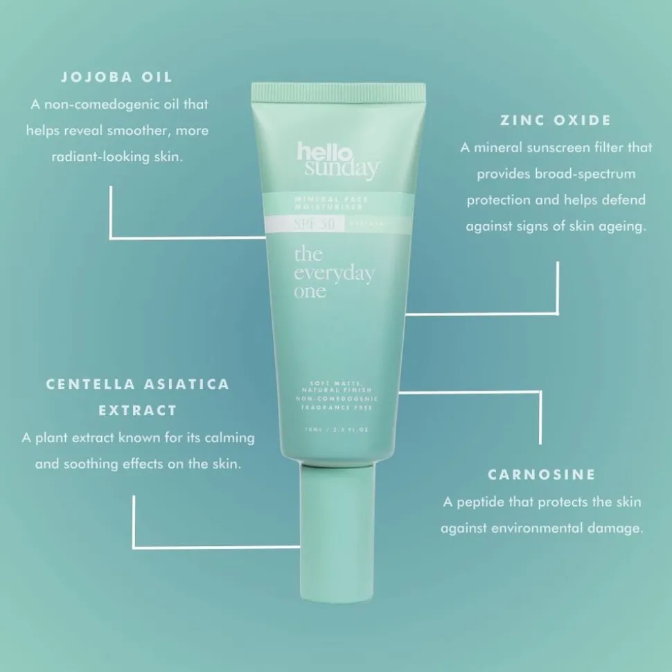 The Everyday One – SPF50 Mineral Face Moisturiser