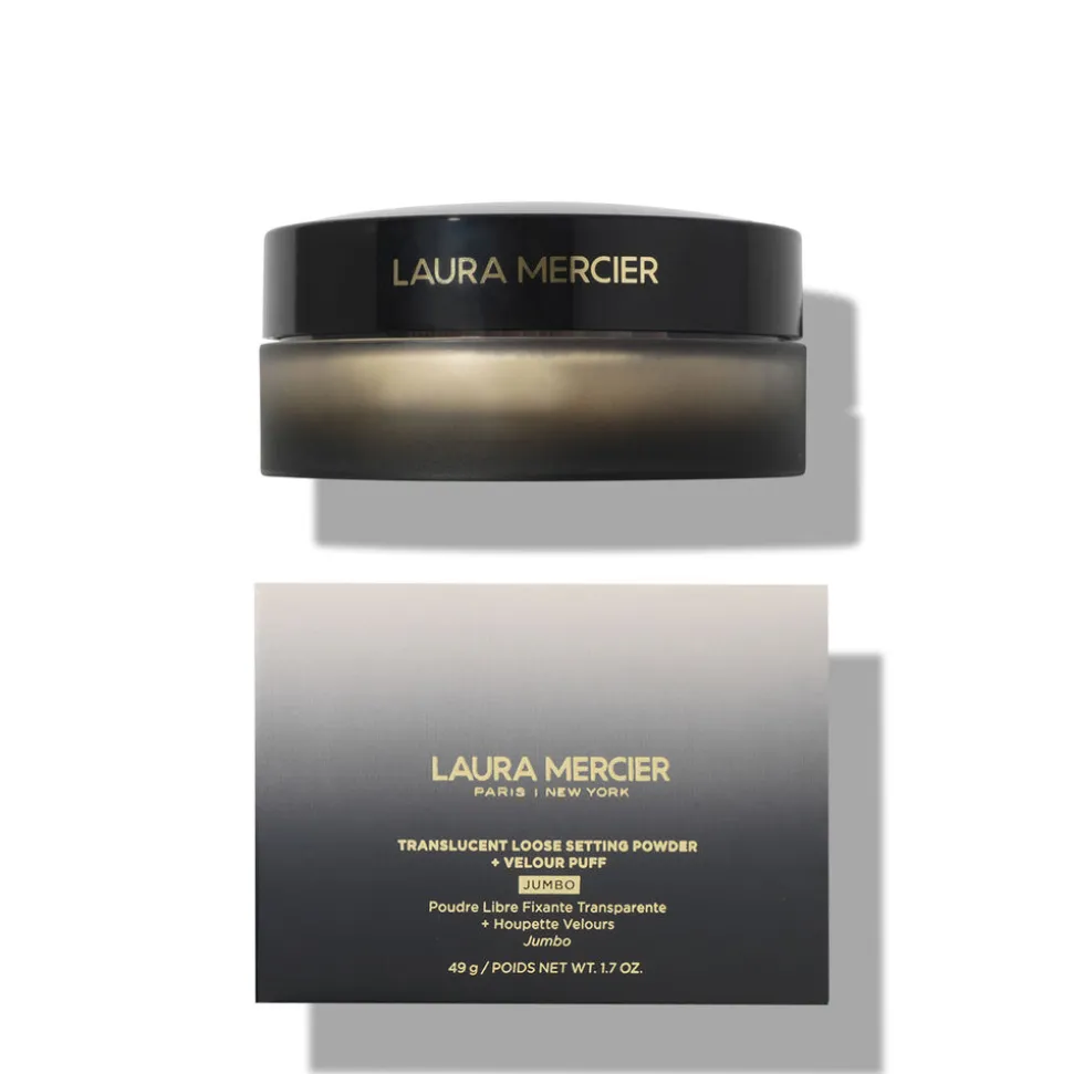 Translucent Loose Setting Powder Jumbo & Velour Puff