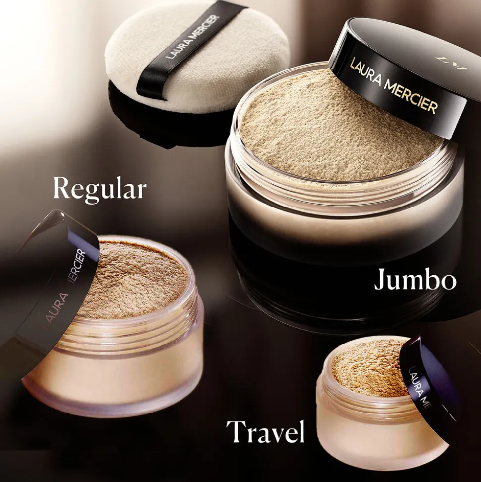 Translucent Loose Setting Powder Jumbo & Velour Puff